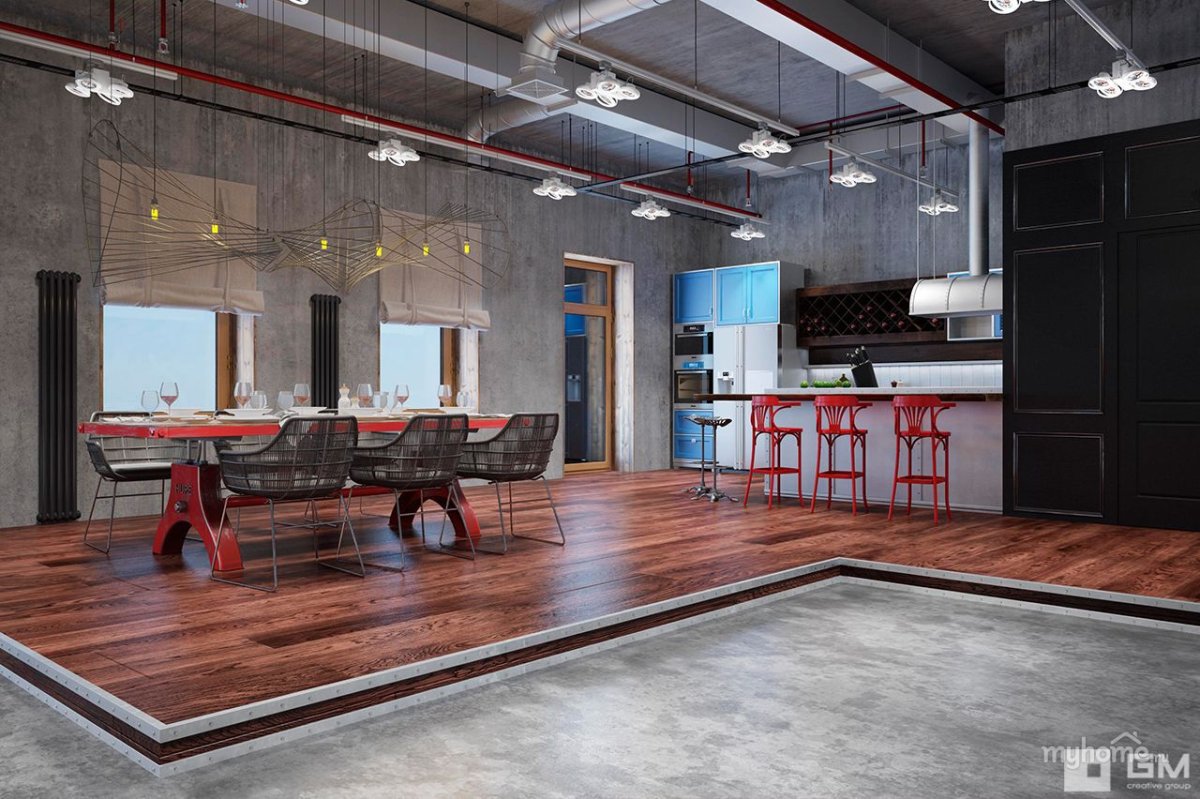 Уличный стиль в интерьере