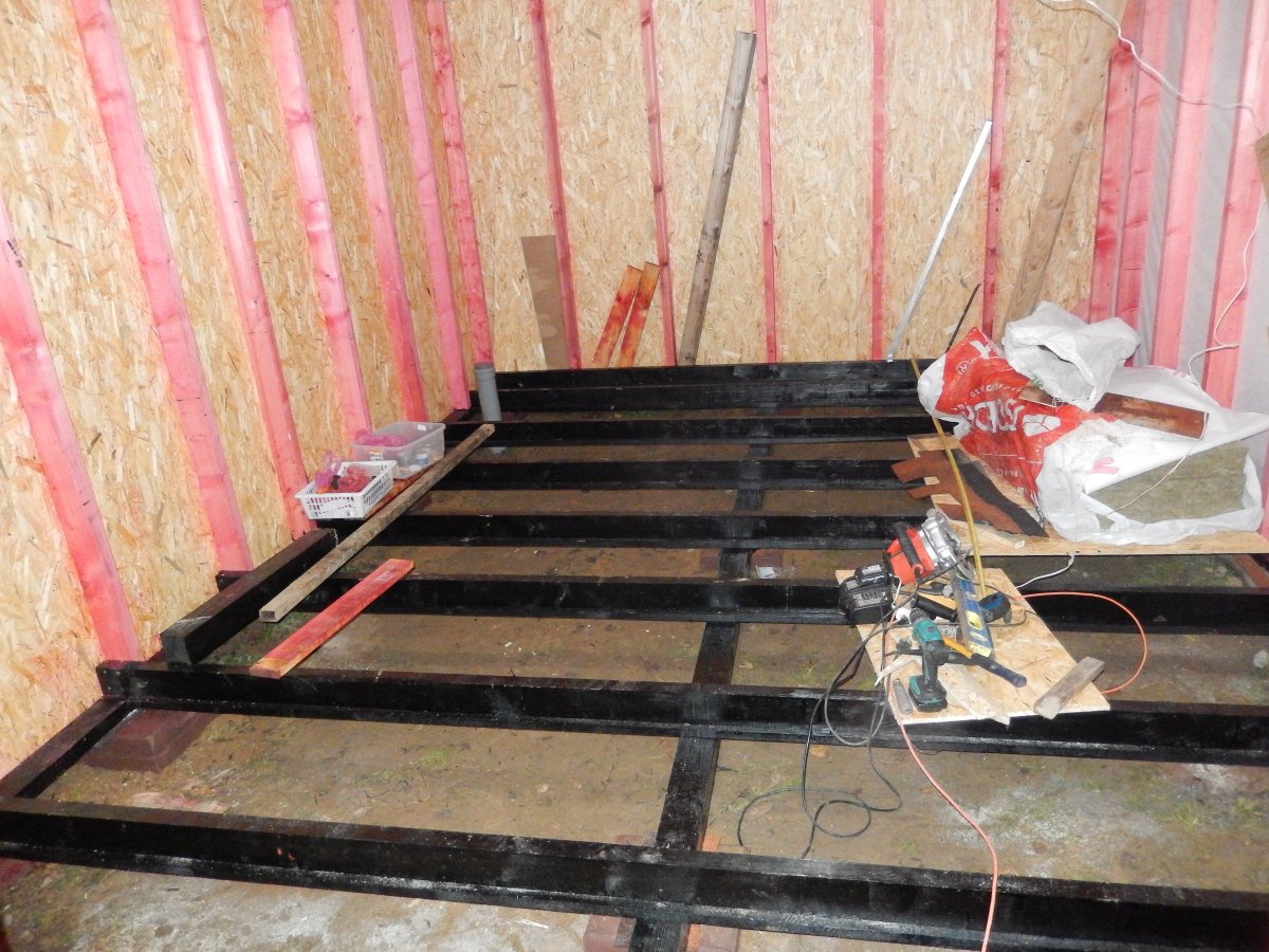 Рубероид на пол в гараже