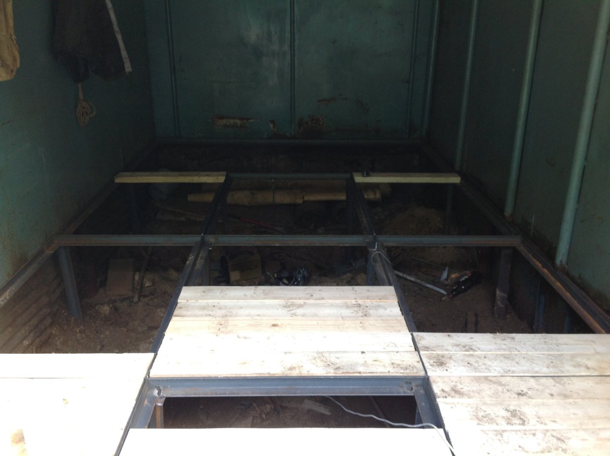 Выравнивание пола в гараже