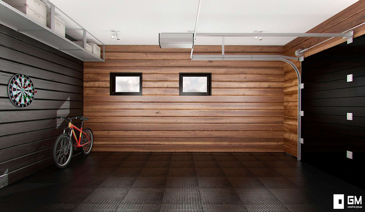Отделка гаража внутри