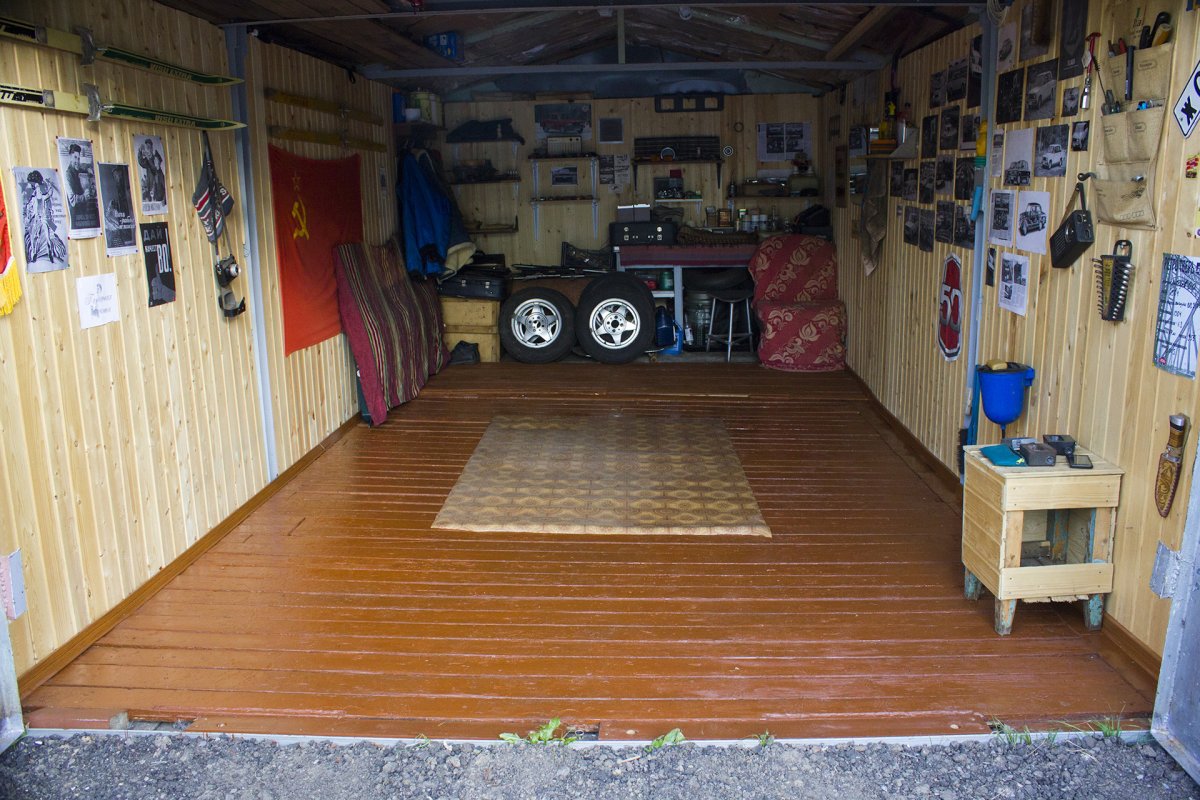 Гараж изнутри