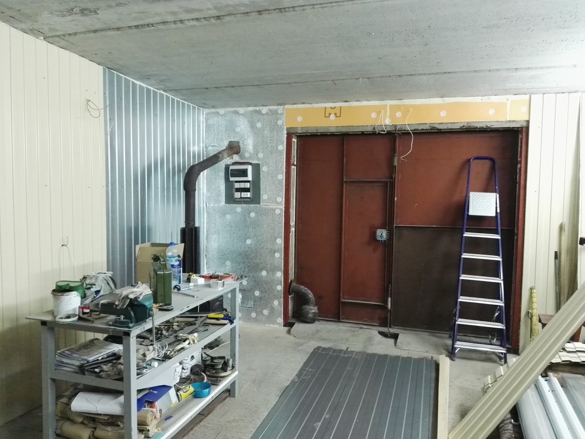 Утеплить металлический гараж