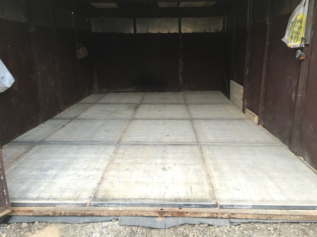 Как правильно сварить пол в металлическом гараже