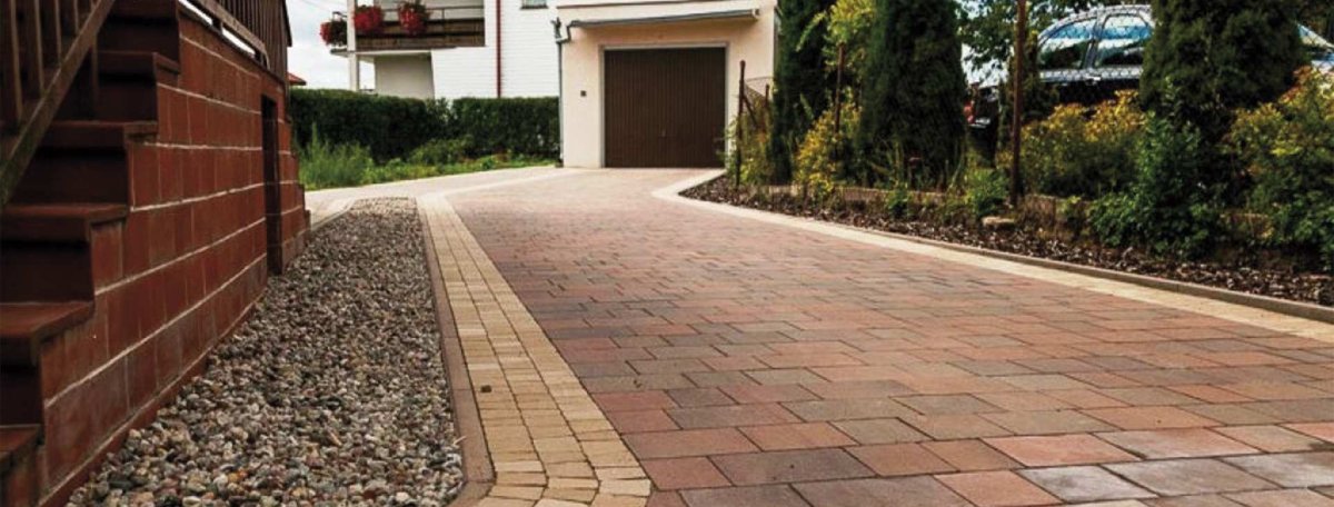 Тротуарная плитка на даче