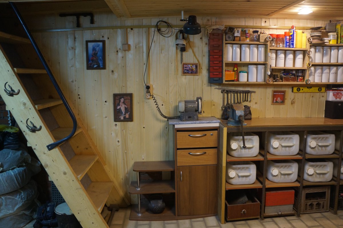 Столярная мастерская в гараже планировка