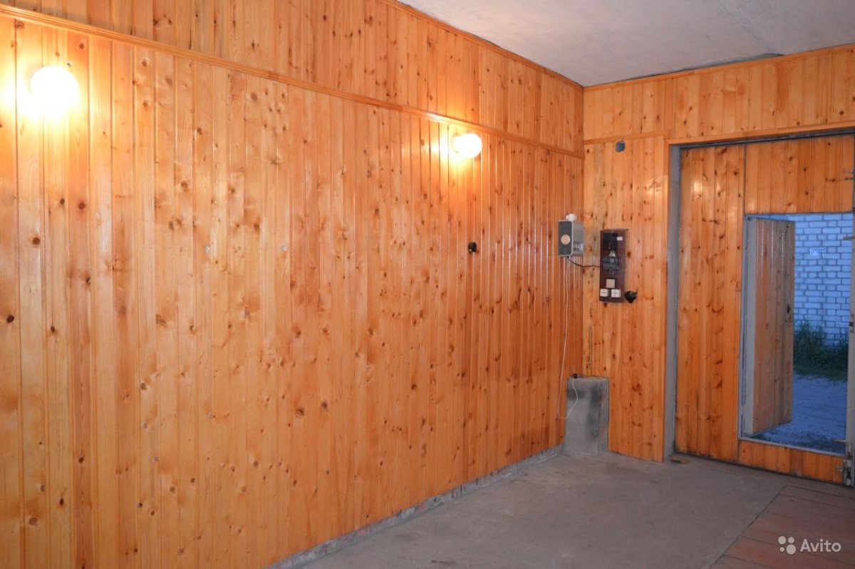 Гараж отделанный вагонкой