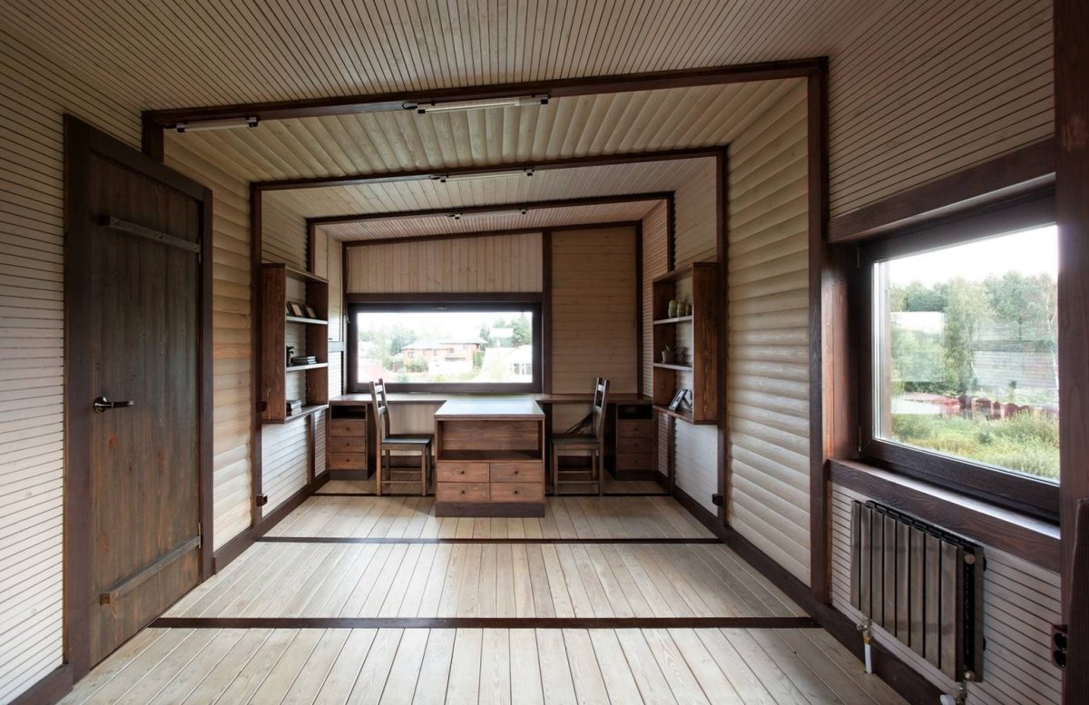 Ворота обшитые вагонкой