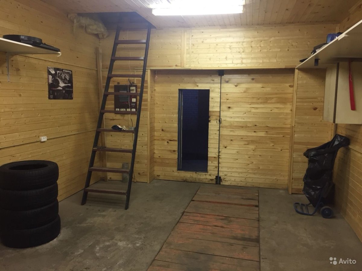 Пол в гараже из вагонки