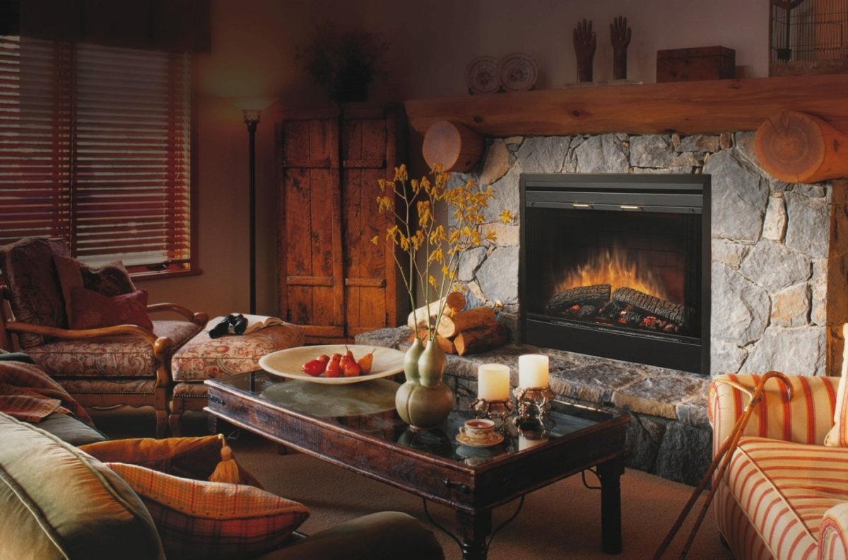 Дом камин уют
