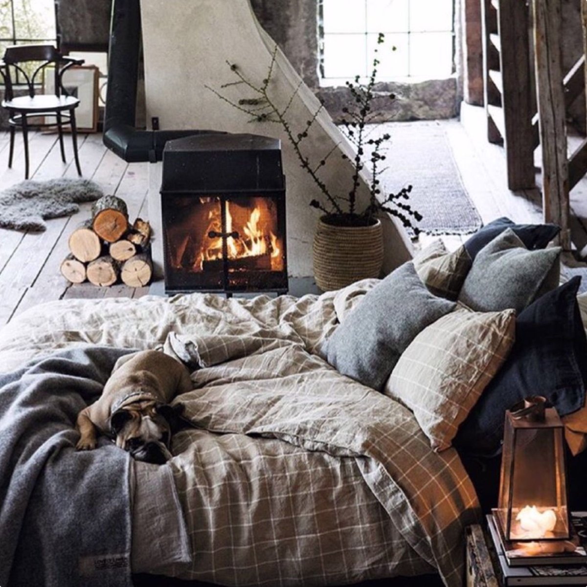 Камин в стиле хюгге
