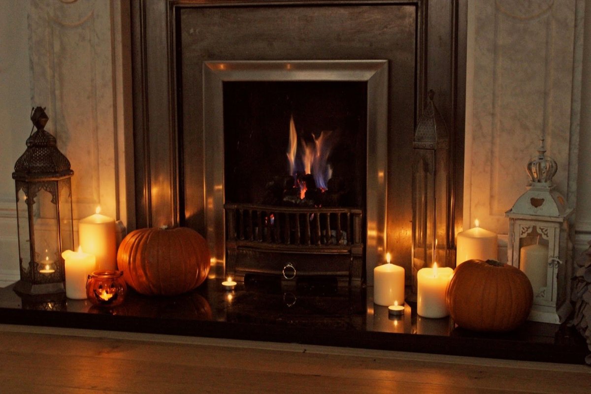 Осень камин