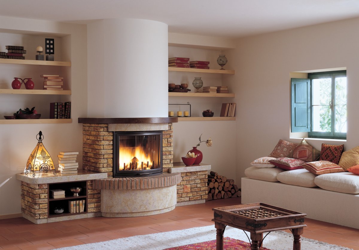 Дровяная топка Palazzetti Ecopalex n76 Tondo