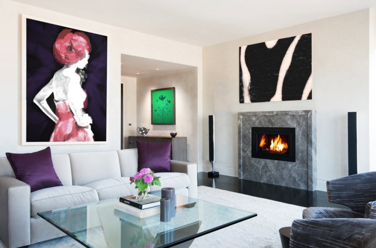 Декоративный камин в современном интерьере