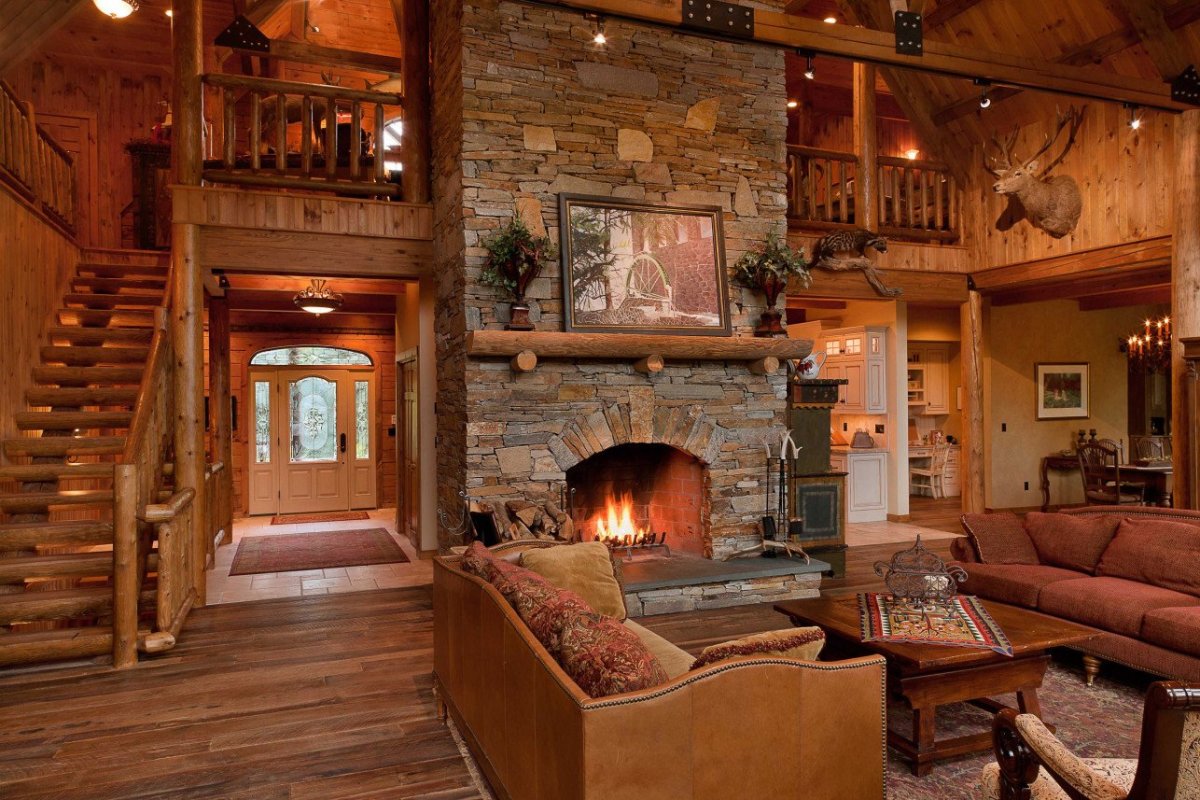 Интерьер Шале фармхаус