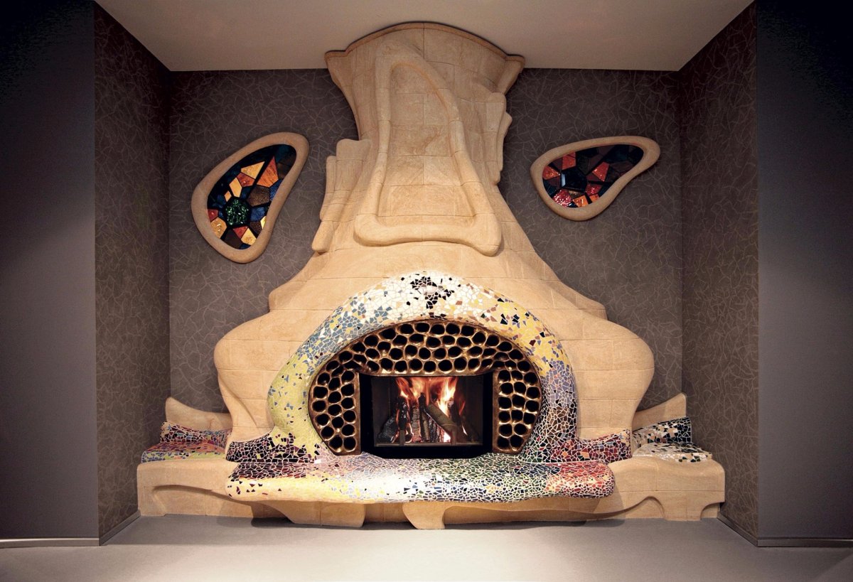 Необычные камины в интерьере