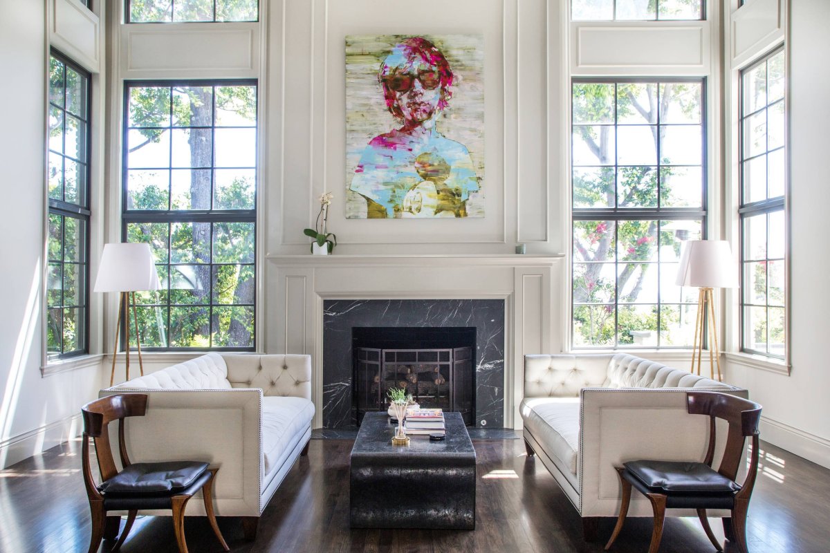 Камин в американском стиле