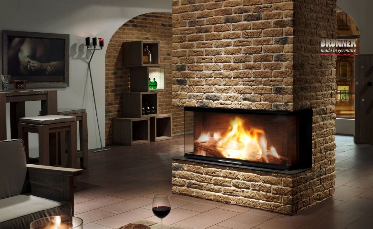Дровяная топка Brunner Panorama-Kamin 51/25/101/25