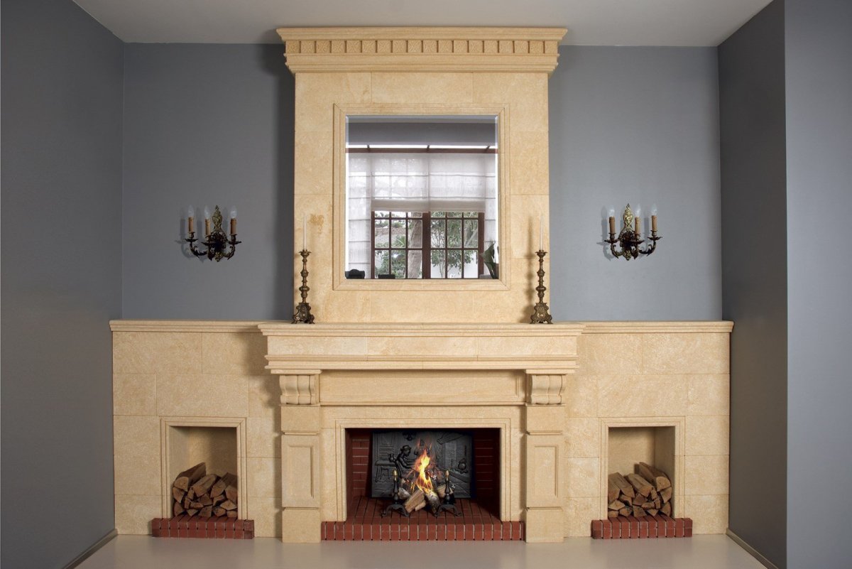 Камин в английском стиле