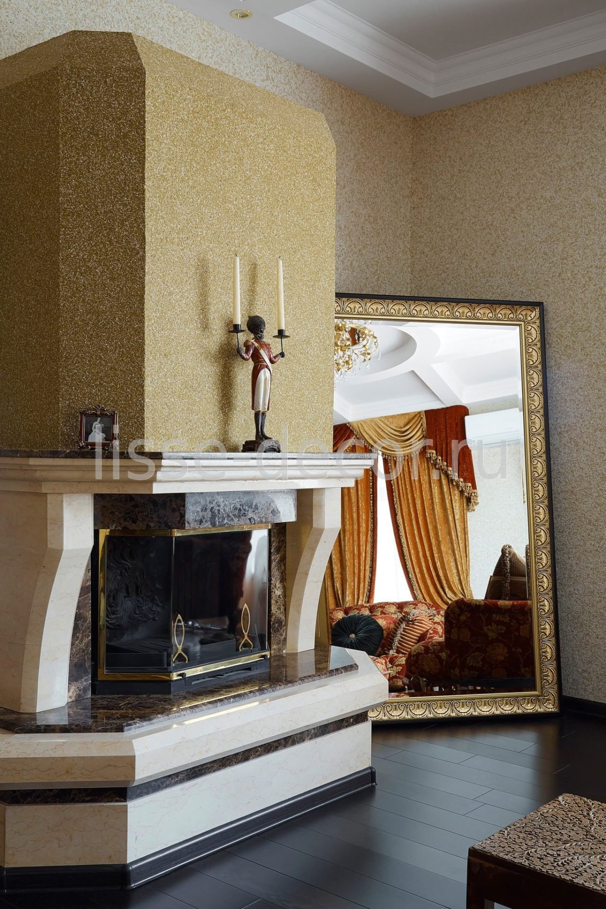 Шёлковая штукатурка в интерьере