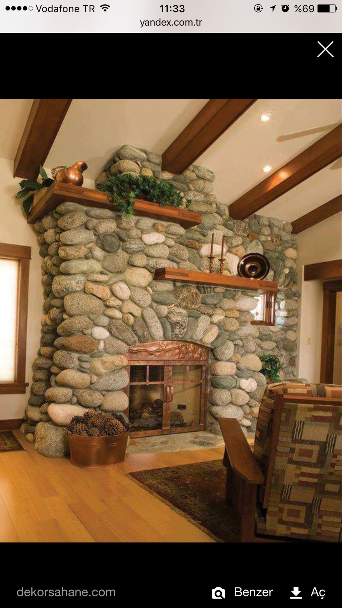 Камин в интерьере