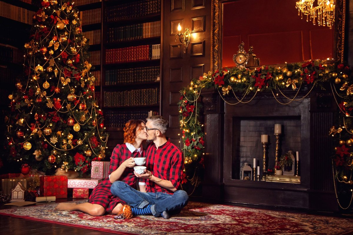 Уютная Новогодняя фотосессия