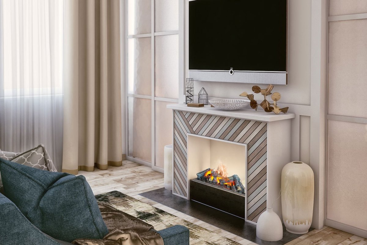 Декоративный камин в интерьере