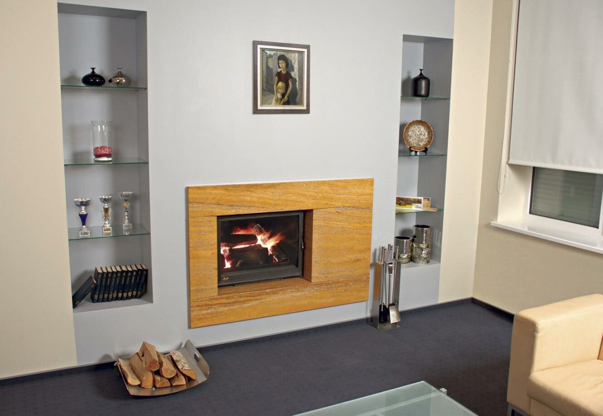 Декорация камина