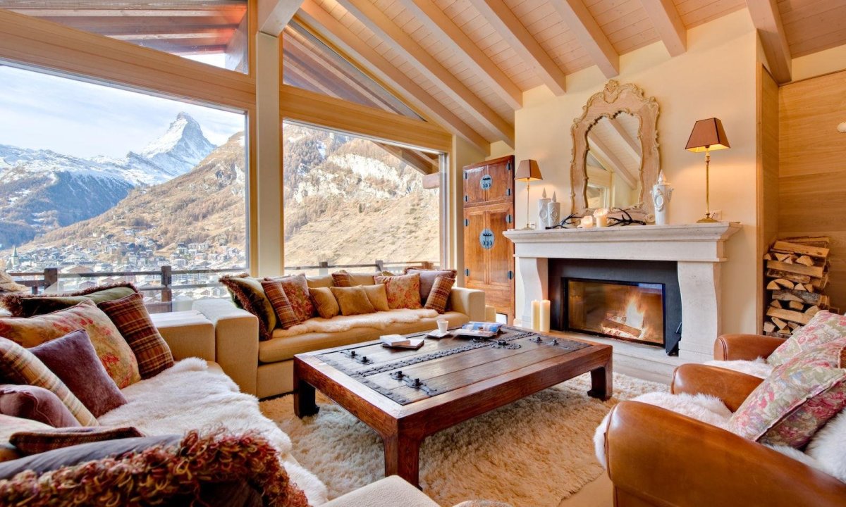 Интерьер Шале в Швейцарии