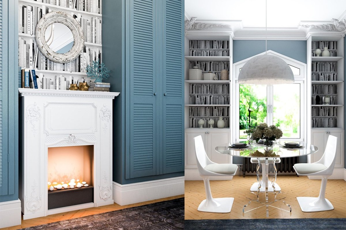 Фальш камин в стиле Прованс