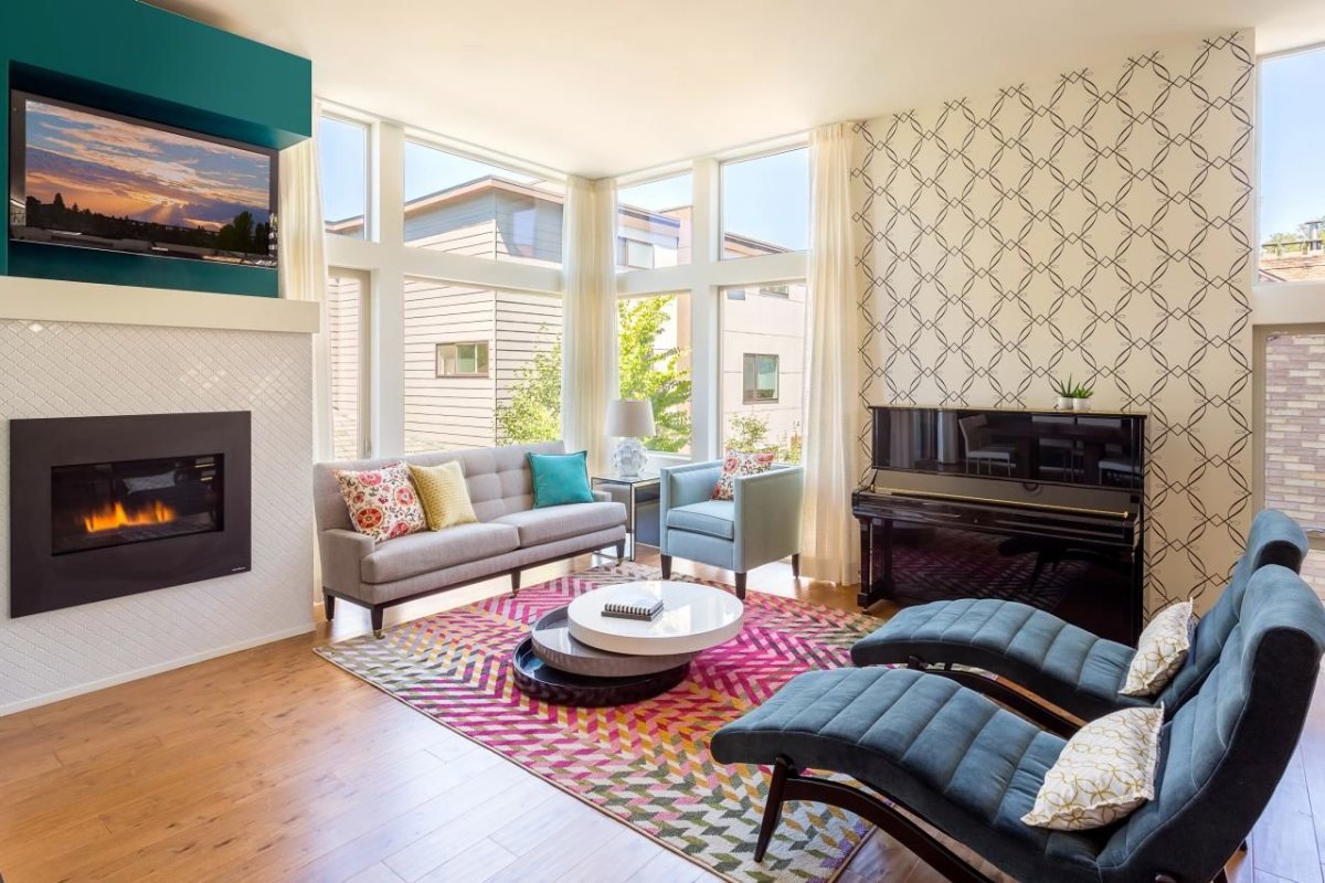 Акцентная стена в интерьере