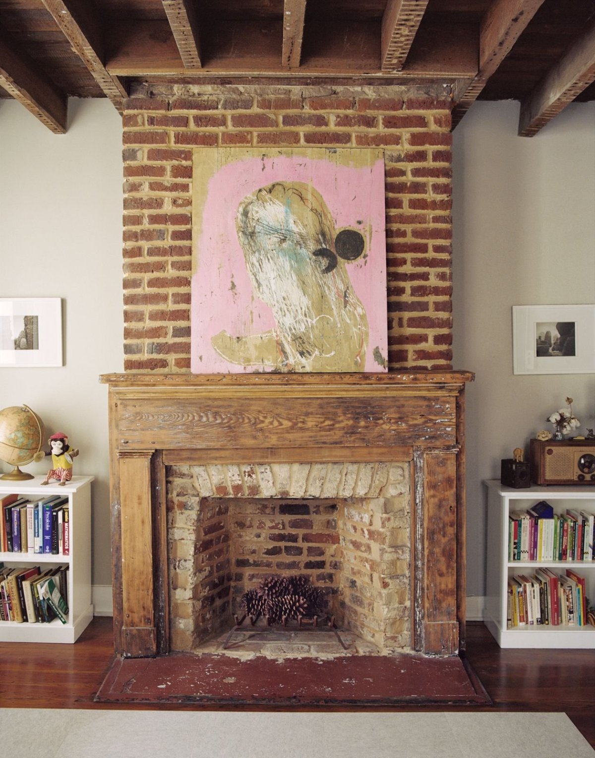 Рустикальный камин