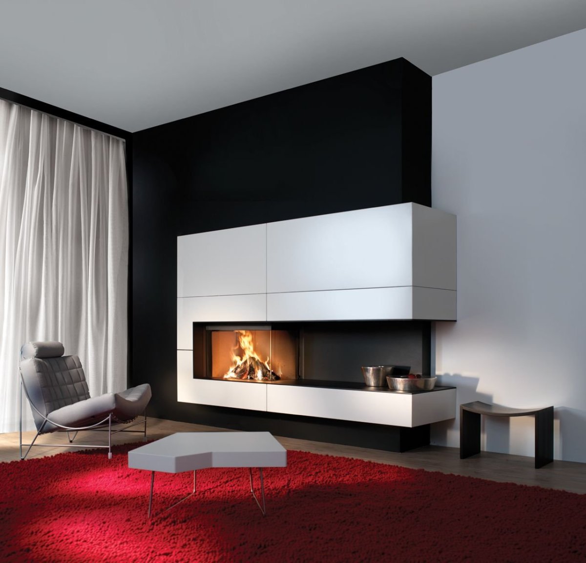 Камин в современном стиле