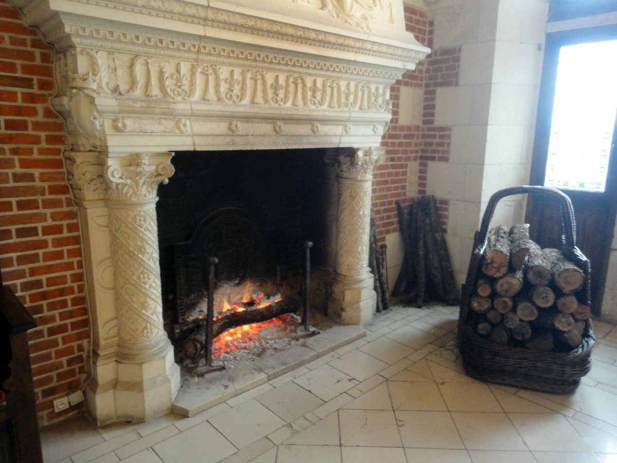 Замок Амбуаз камин