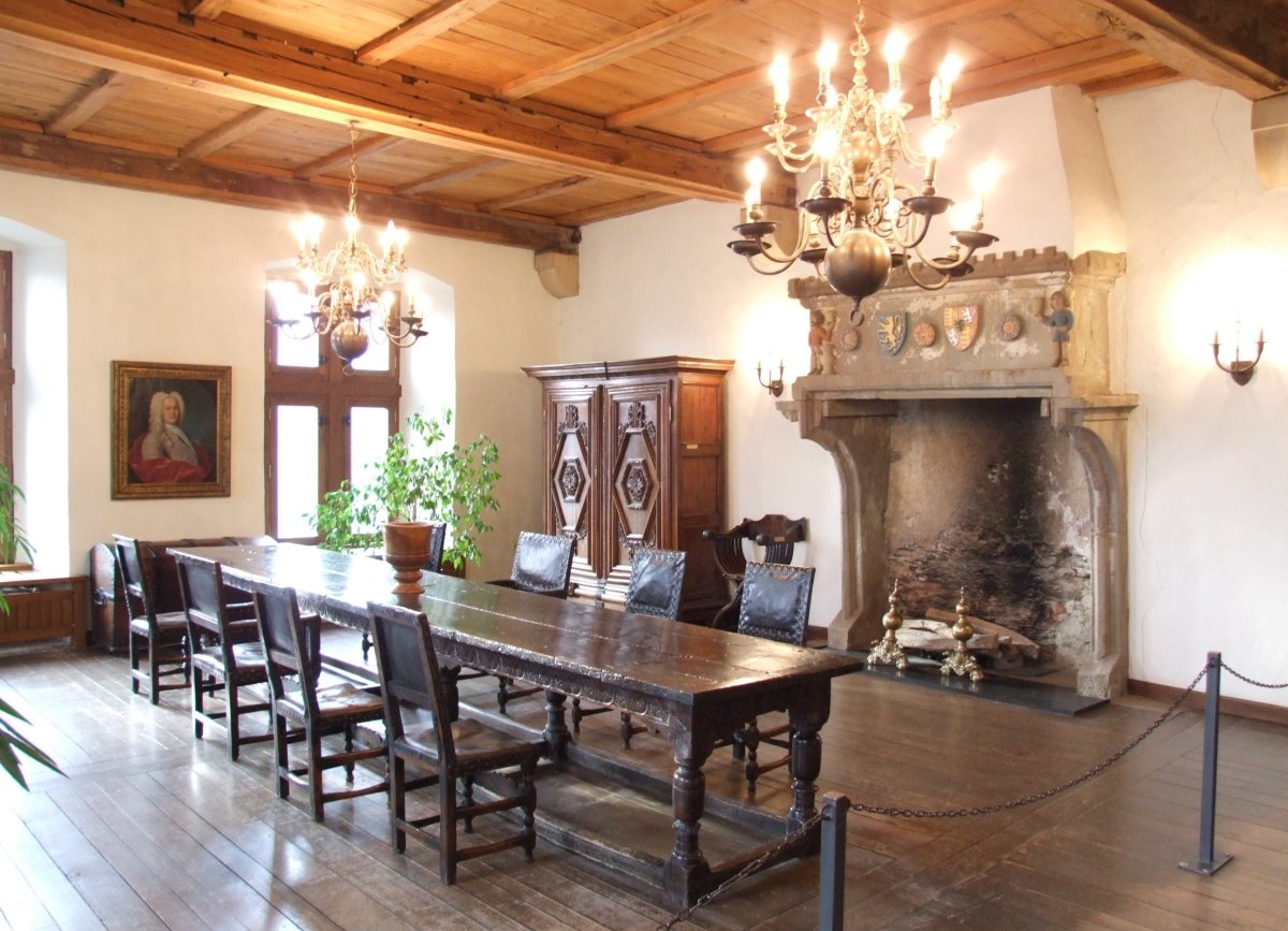 Замок Вианден внутри