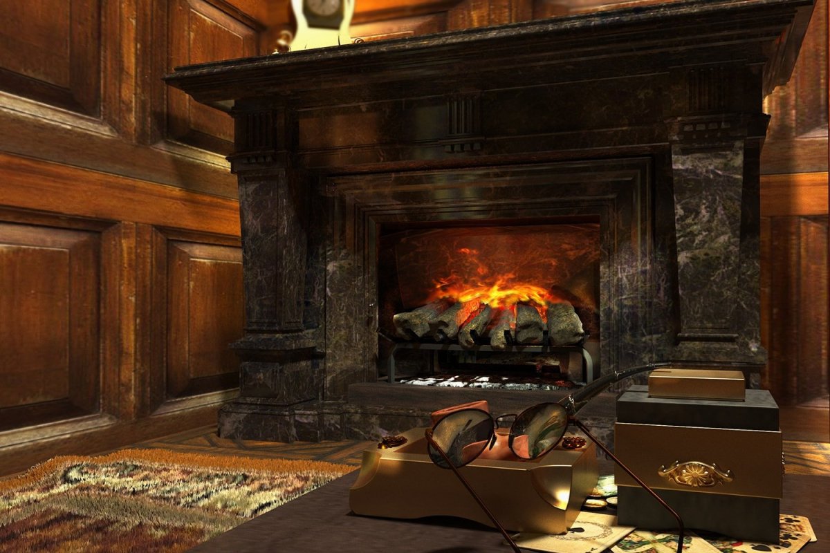 Камин Opti-Myst- Silverton в интерьере