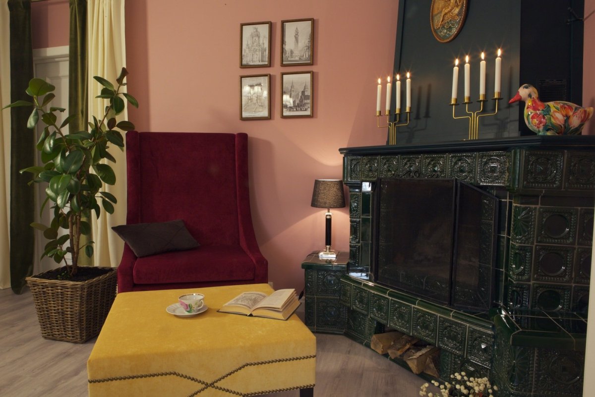 Английский камин в интерьере