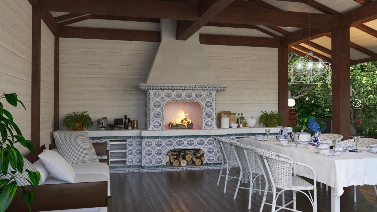 Кухонный печной комплекс