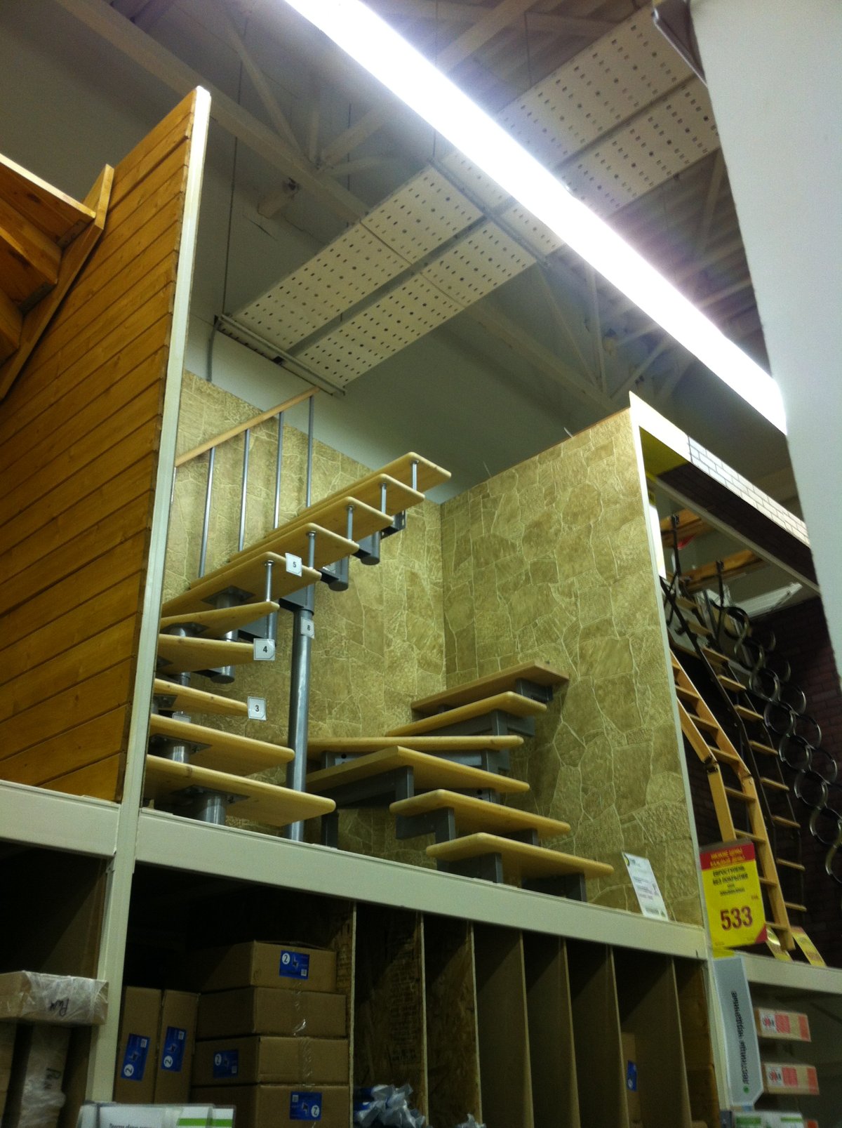 Athena 140 лестница