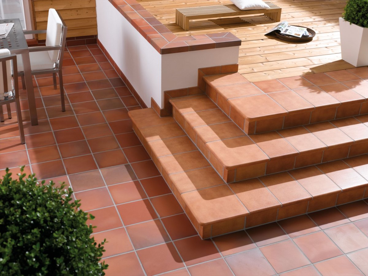 Фельдхаус клинкерные ступени