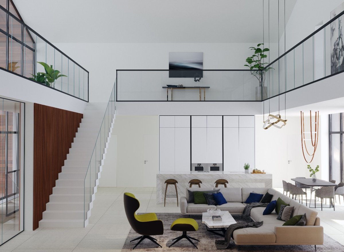 Дом с антресолью