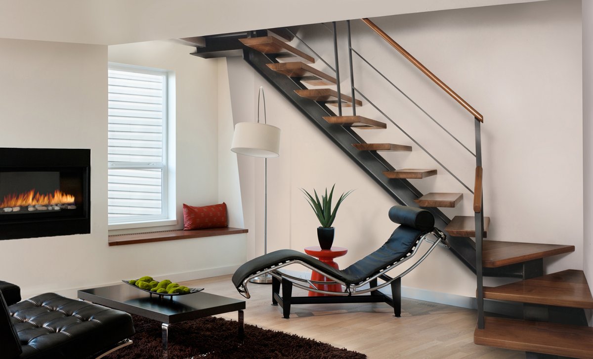 Лестница на 2 этаж на монокосоуре