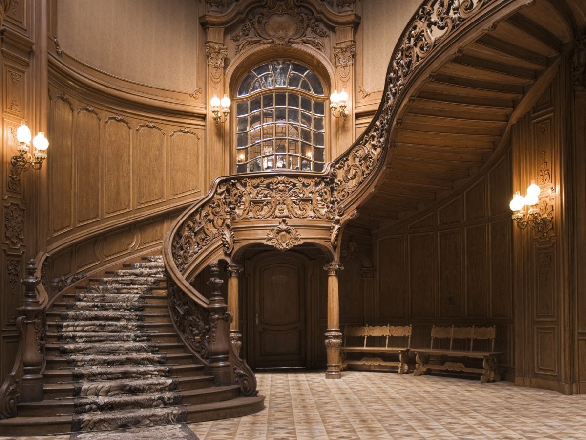 Заставка на рабочий стол интерьер лестница