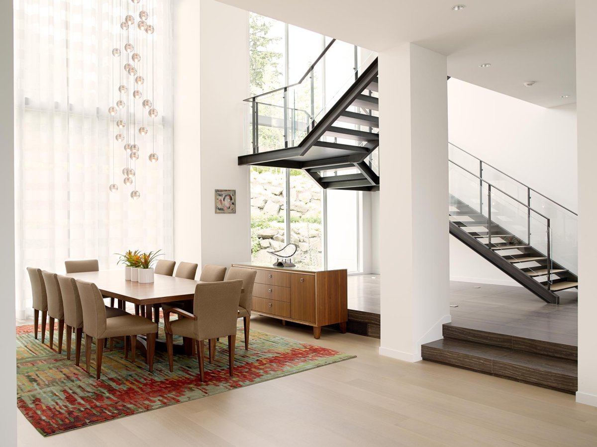 Светильник каскадный в интерьере