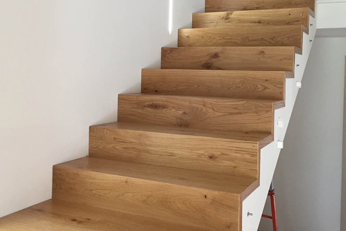 Ступени из ламината Квик степ