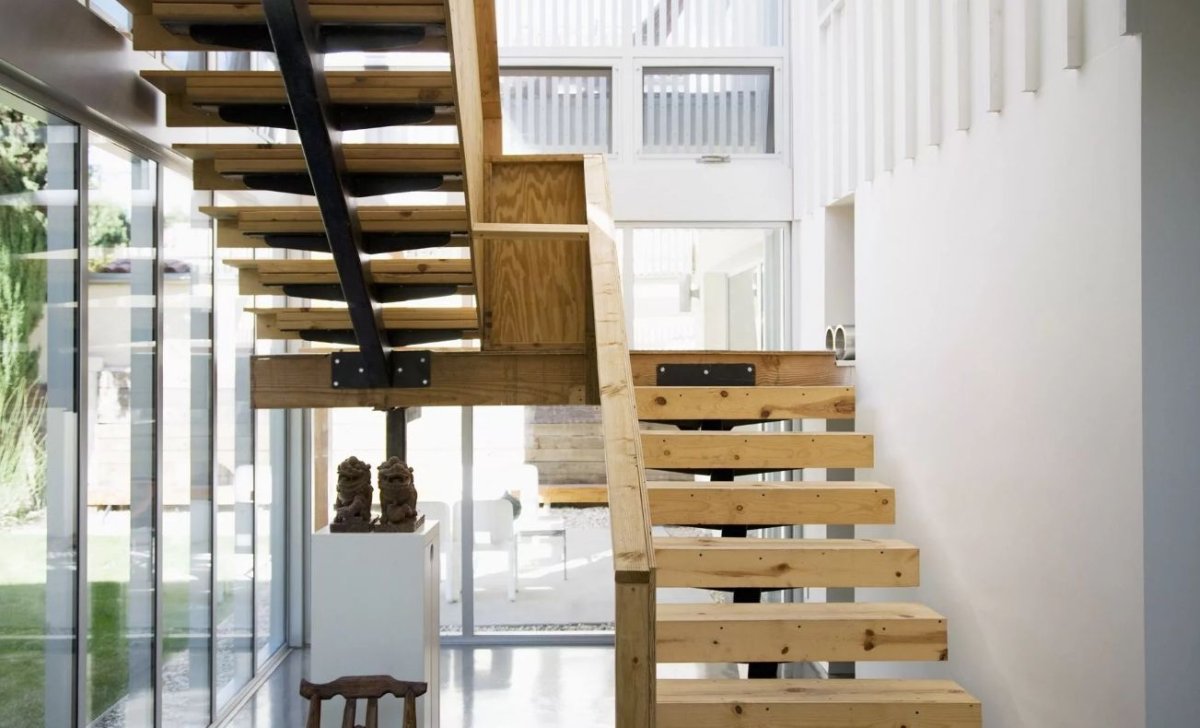 Лестница двухмаршевая лофт