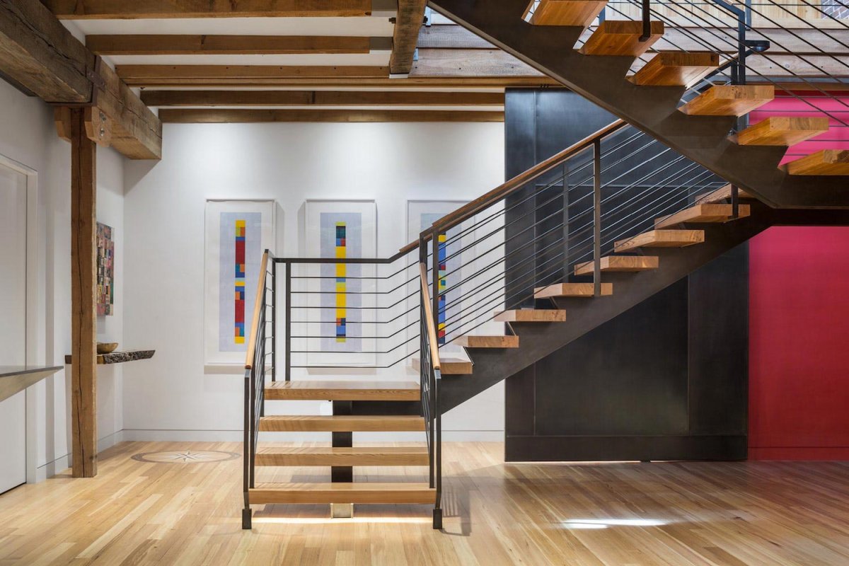 Лестница с подступенками