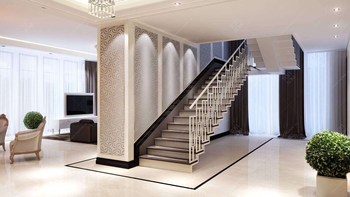 Лестница в интерьере дома