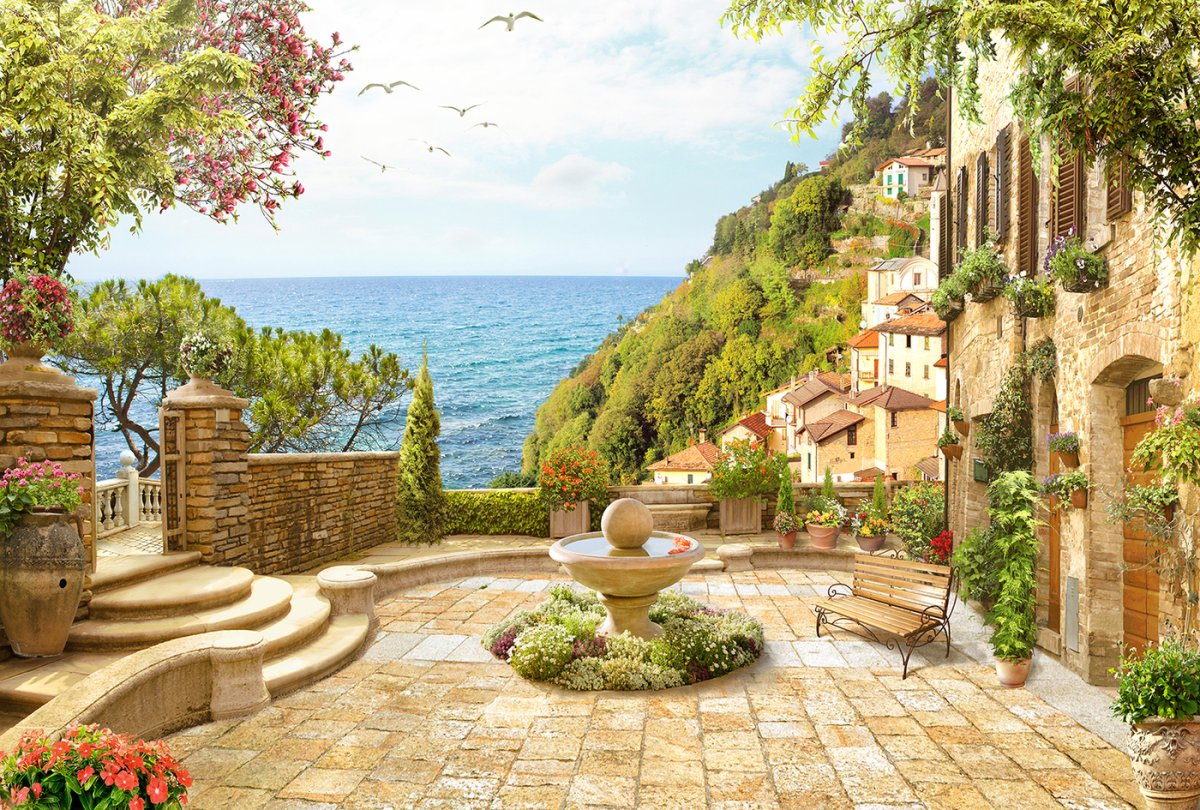 Фрески на стену расширяющие пространство