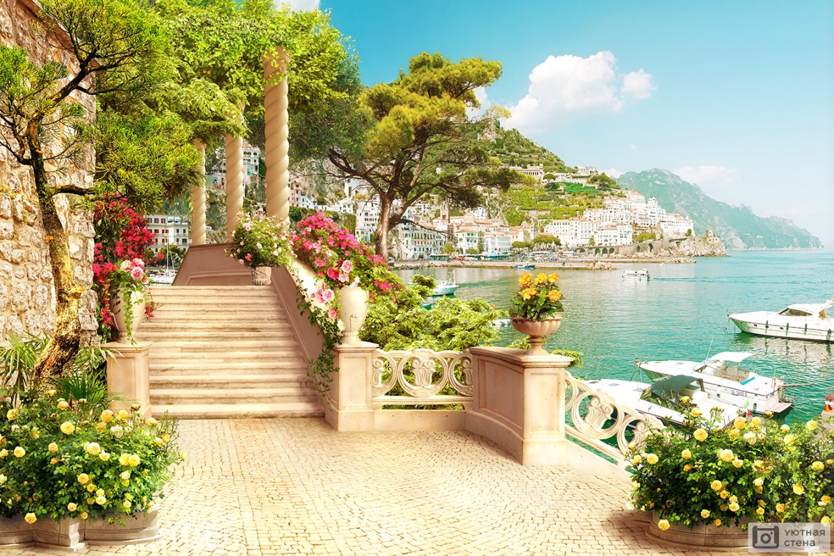 Городские улочки с лестницами