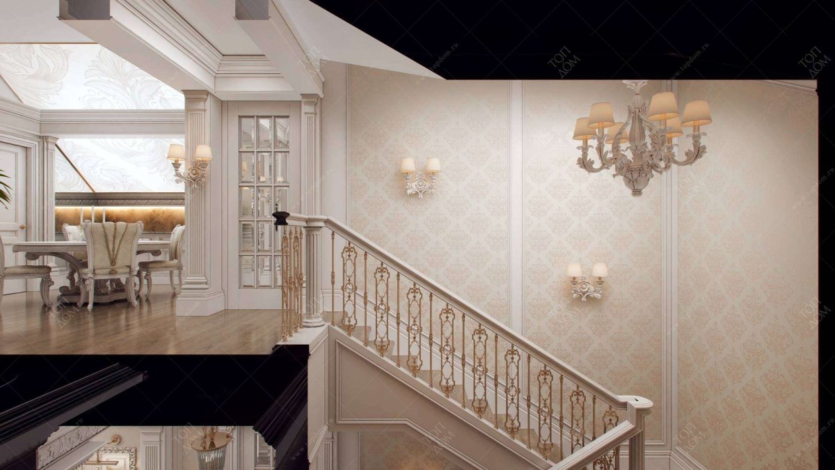 Холл в классическом стиле